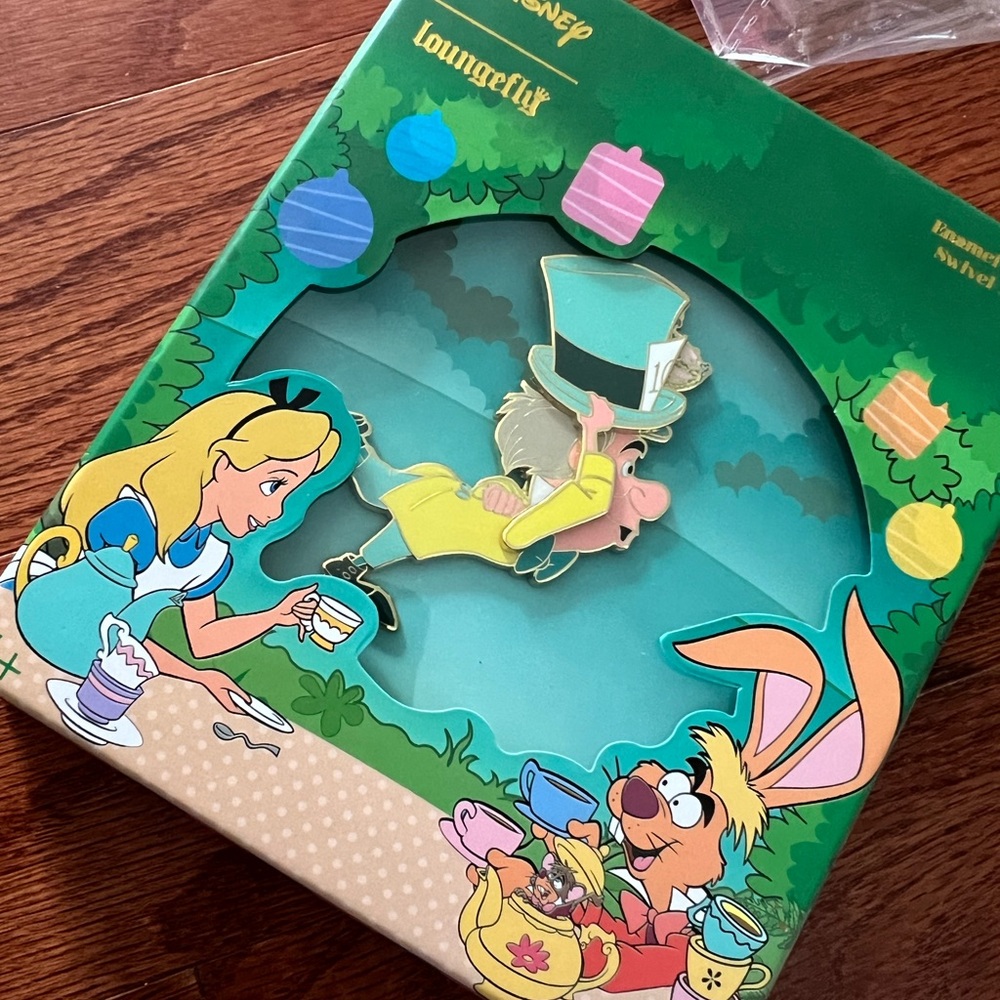Loungefly Disney Alice in Wonderland Mad Hatter Enamel Pin - BoxLunch Exclusive